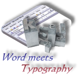 Word meets Typography